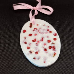 Ambientador de cera de Soja Vainilla y Pimienta Rosa