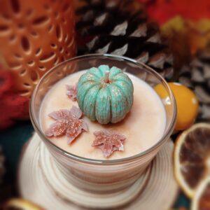 Vela Hogar de Calabaza Verde
