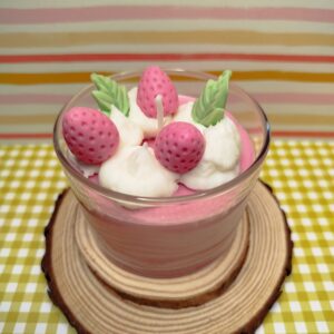 Vela Fresas con Nata